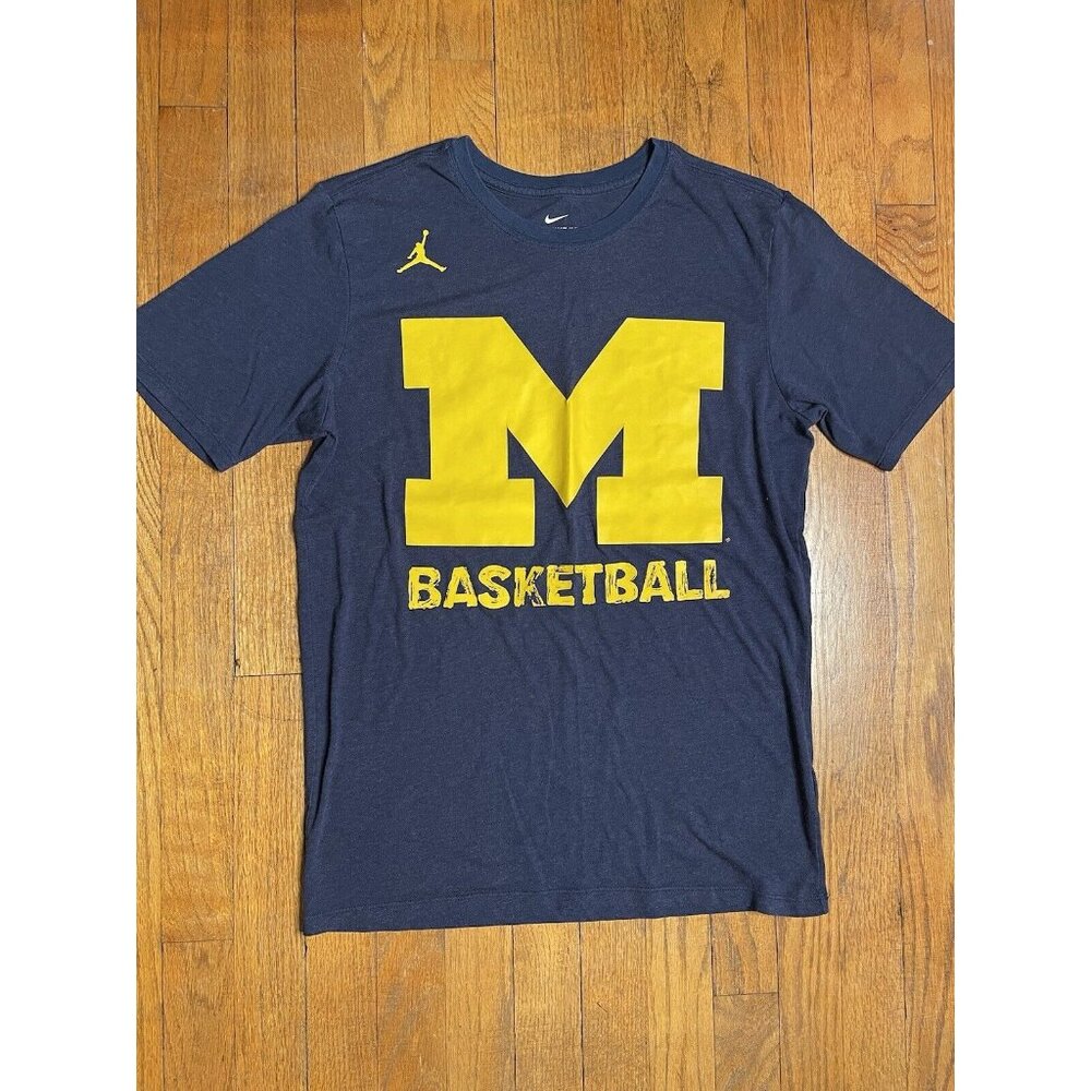 The Nike Tee Jordan BIG M Blue T-Shirt Men's Size S Basketball